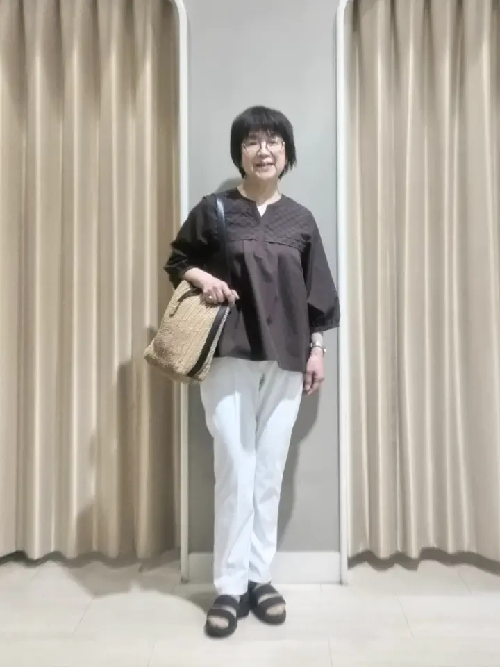 ANY SIS 岡本 コーディネート画像