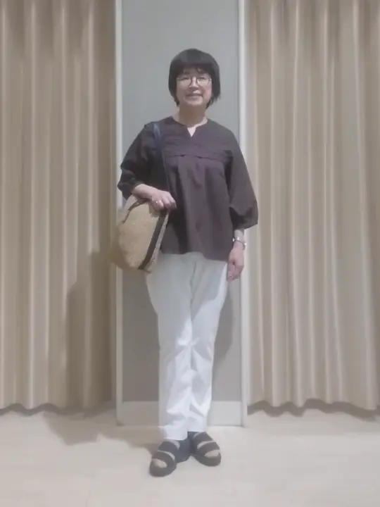 ANY SIS 岡本 コーディネート画像