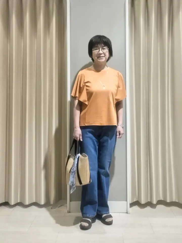 ANY SIS 岡本 コーディネート画像