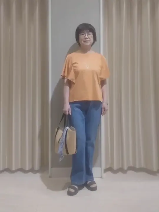 ANY SIS 岡本 コーディネート画像