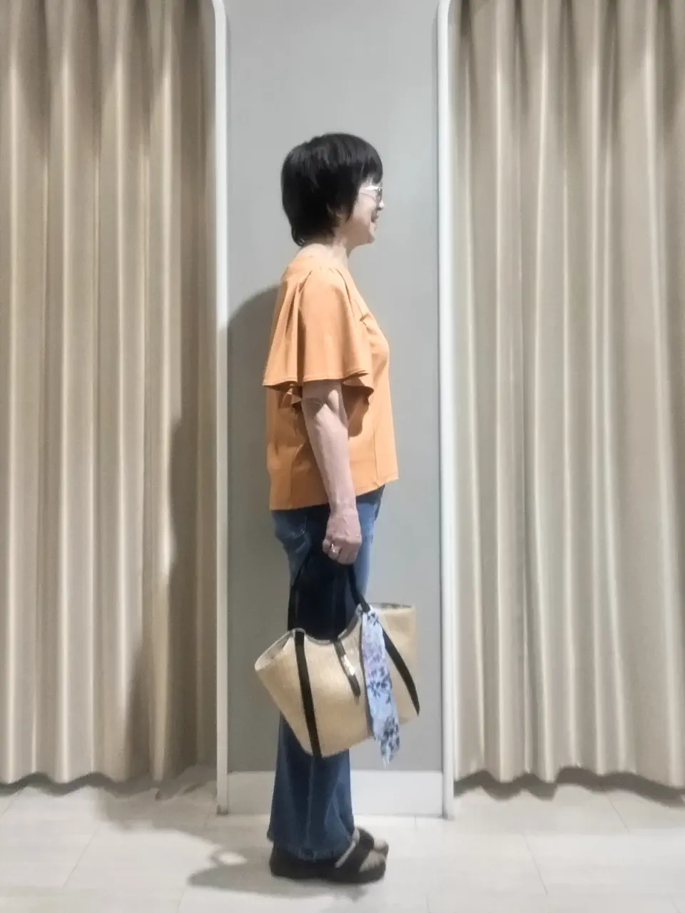 ANY SIS 岡本 コーディネート画像