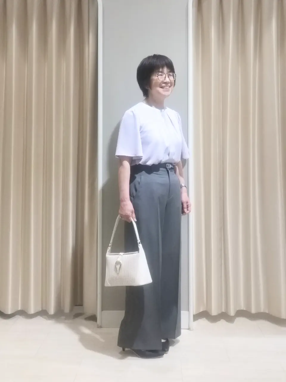 ANY SIS 岡本 コーディネート画像