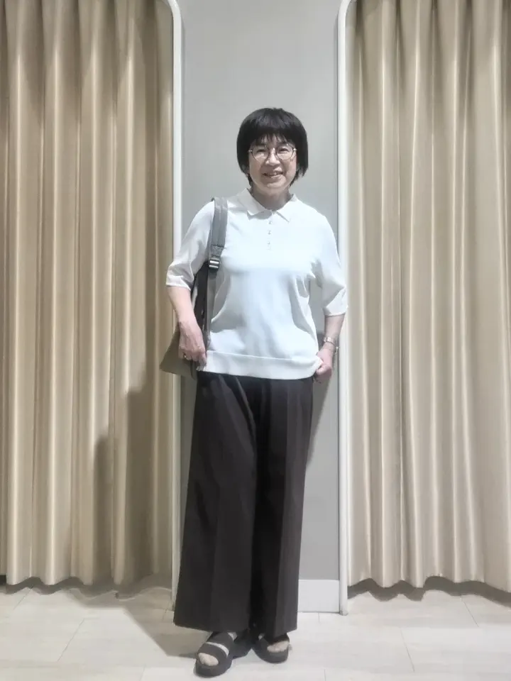 ANY SIS 岡本 コーディネート画像