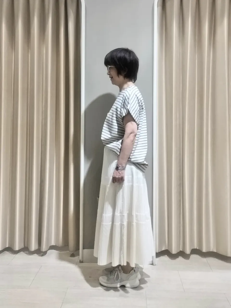 ANY SIS 岡本 コーディネート画像