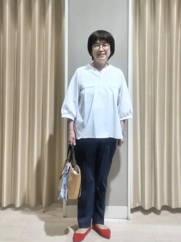 ANY SIS 岡本 コーディネート画像