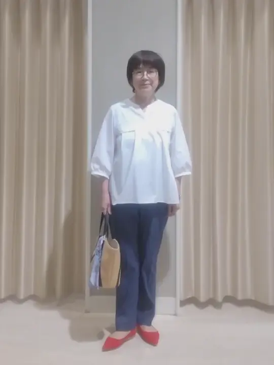 ANY SIS 岡本 コーディネート画像