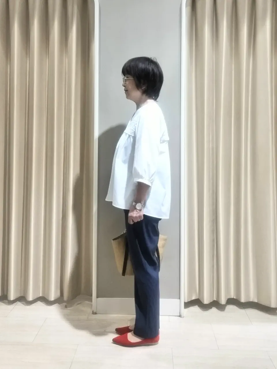 ANY SIS 岡本 コーディネート画像