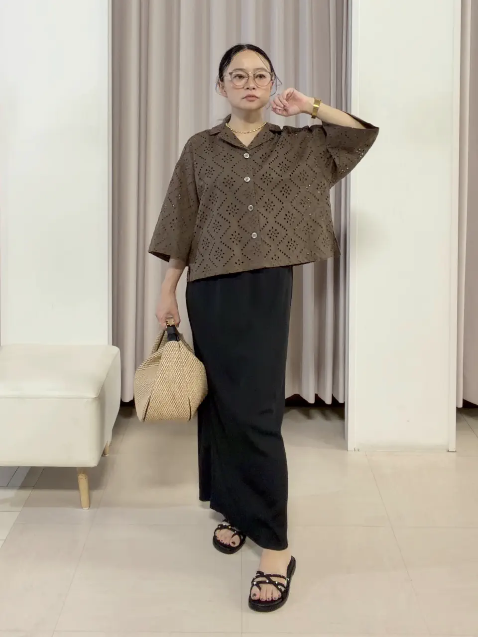 ANY ナラ コーディネート画像