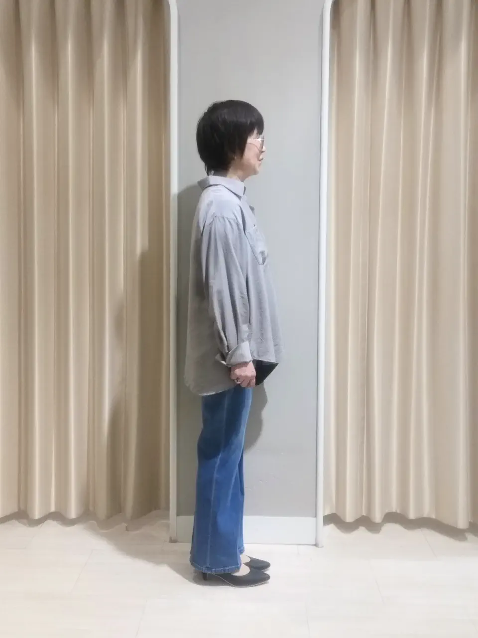 ANY SIS 岡本 コーディネート画像