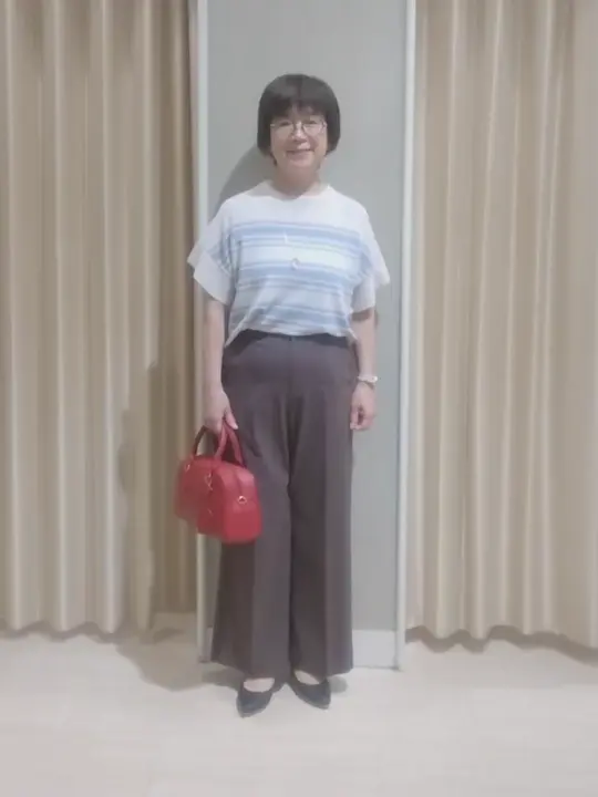 ANY SIS 岡本 コーディネート画像