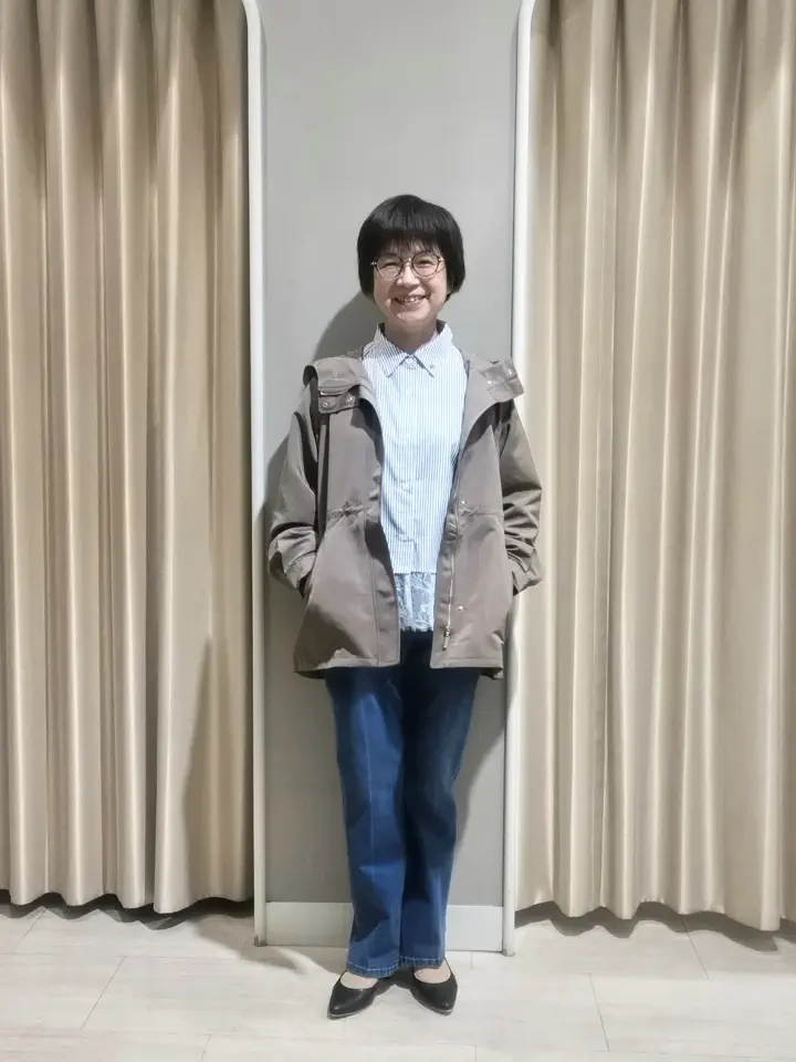 ANY SIS 岡本 コーディネート画像