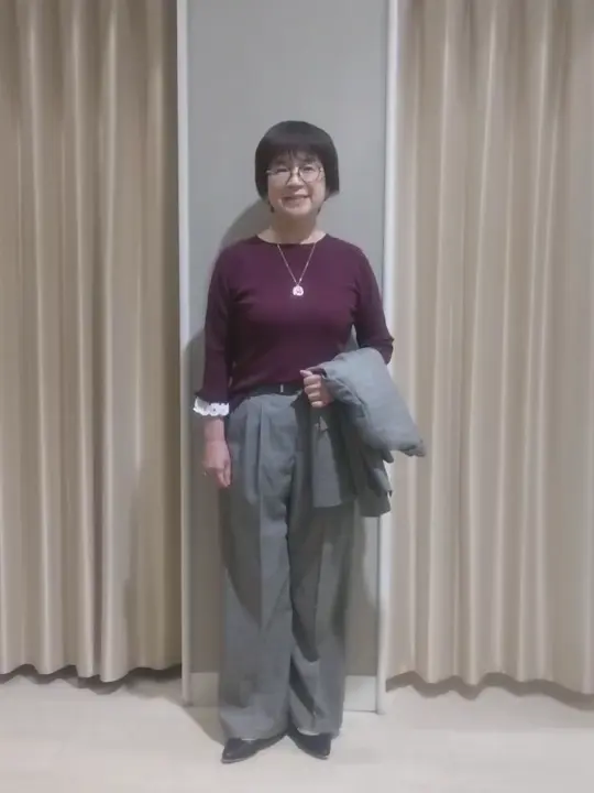 ANY SIS 岡本 コーディネート画像