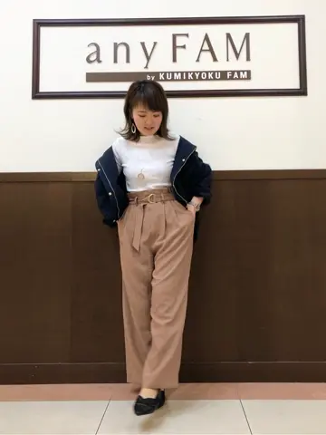 ANY フジコ コーディネート画像
