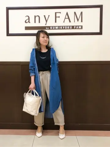 ANY フジコ コーディネート画像