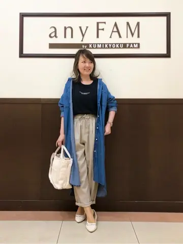 ANY フジコ コーディネート画像