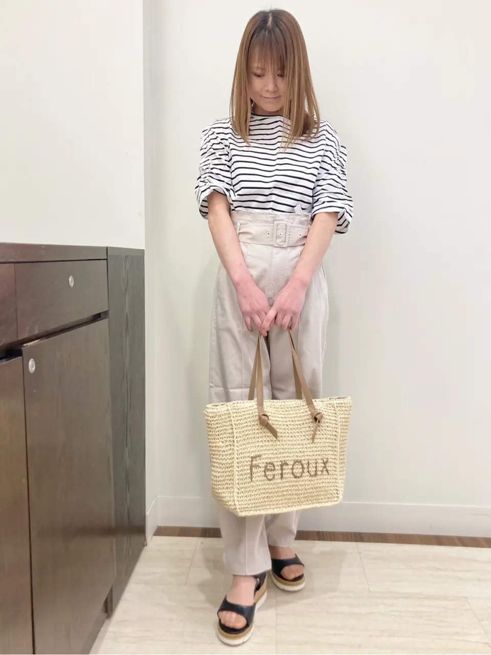 Feroux スタッフ コーディネート画像