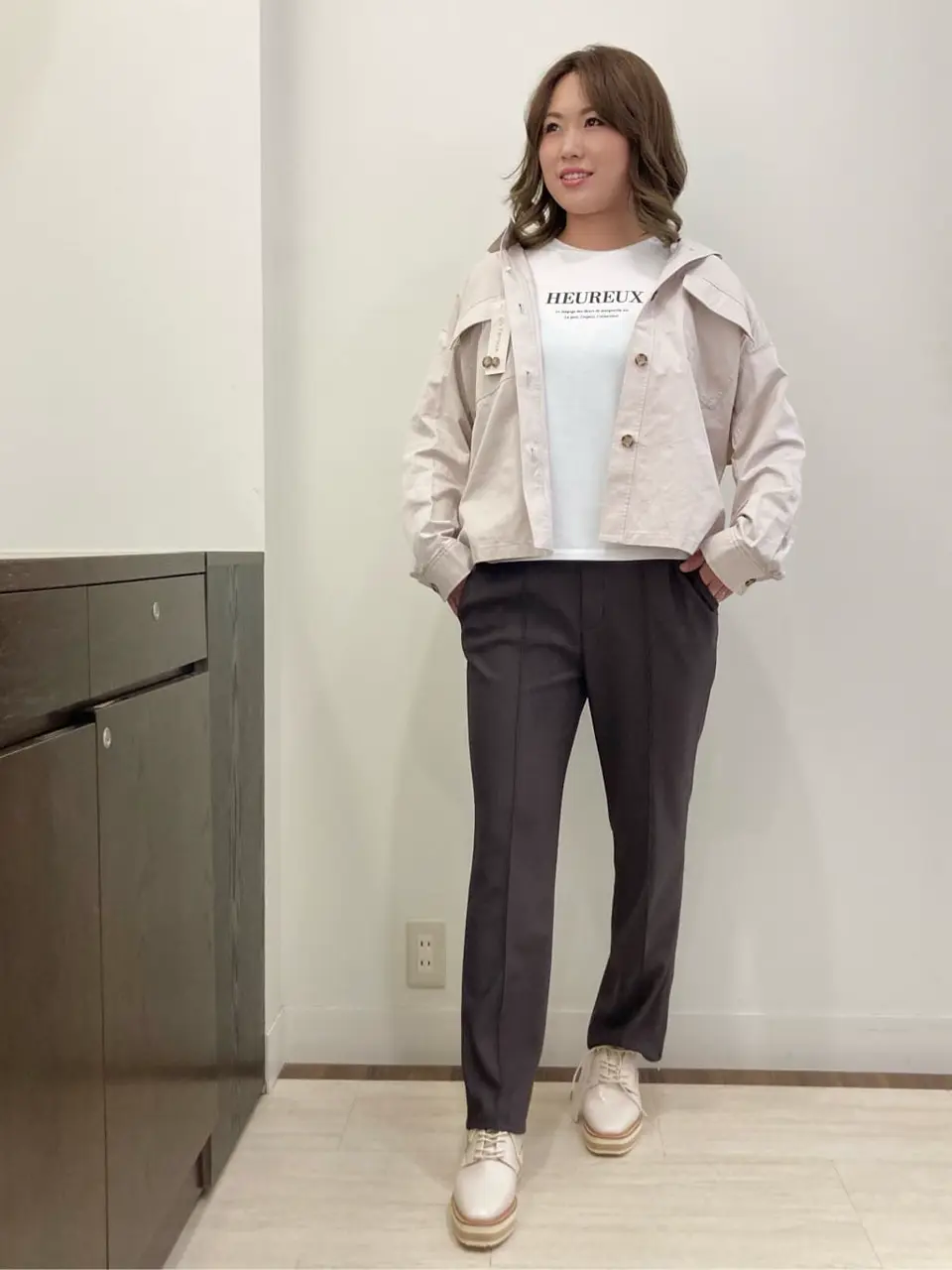 Feroux スタッフ コーディネート画像