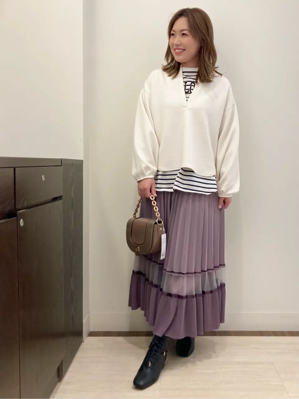 Feroux スタッフ コーディネート画像