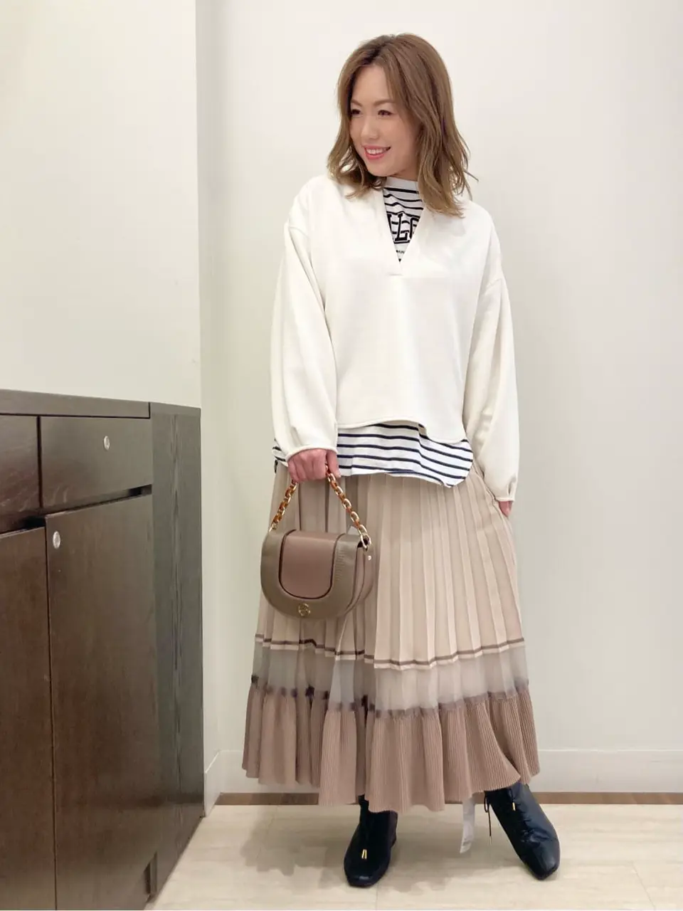 Feroux スタッフ コーディネート画像