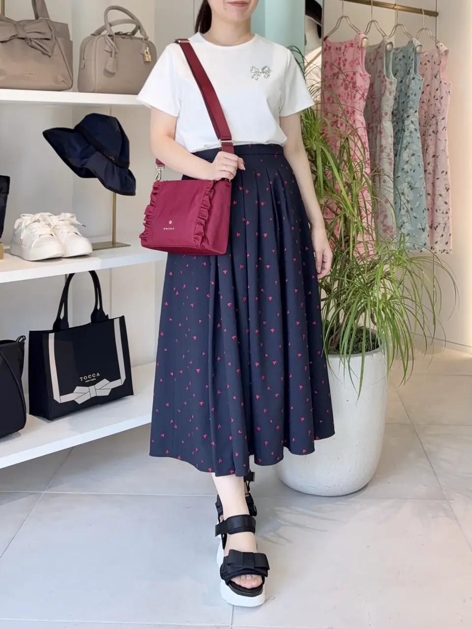 TOCCA スタッフT コーディネート画像