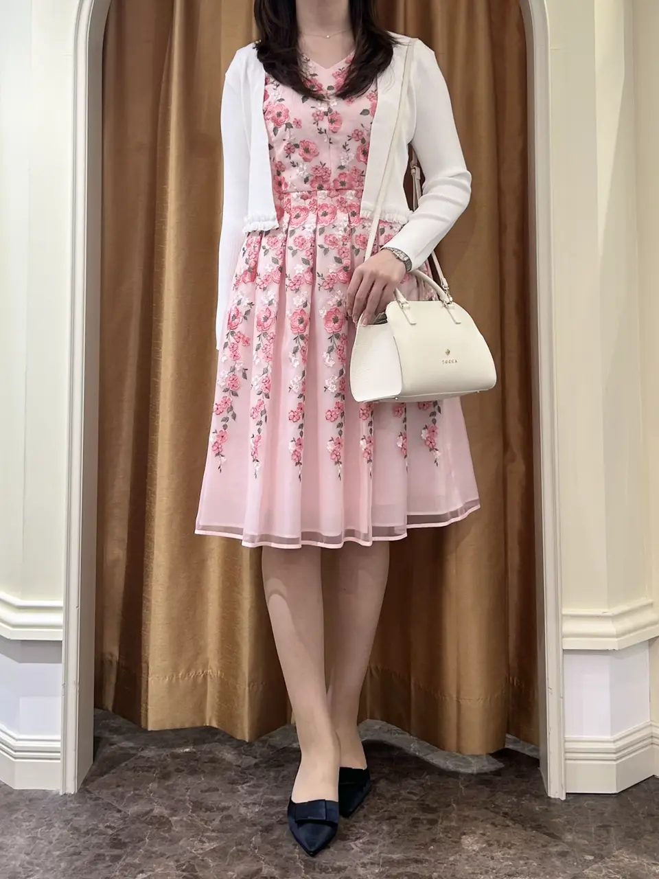 TOCCA 120cmドレス　2回着用　クリーニング済　ピンク TOCCA｜【洗える】BOUQUET OF PINK ドレス | Rakuten Fashion