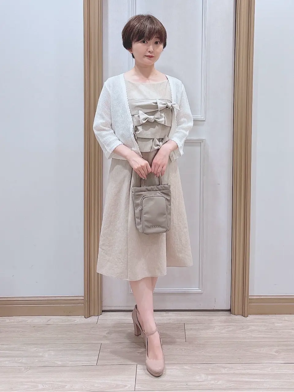 TOCCA トッカ3ピース　ノーカラージャケット　ワンピース　スカート セール】 【一部店舗限定カラーあり・洗える】RAVISHING CLOVERS