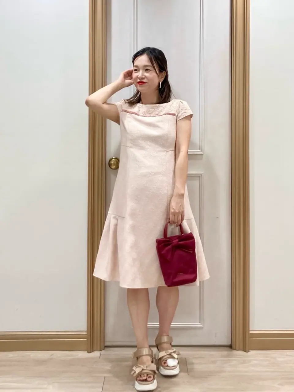 TOCCA トッカ3ピース　ノーカラージャケット　ワンピース　スカート セール】 【一部店舗限定カラーあり・洗える】RAVISHING CLOVERS