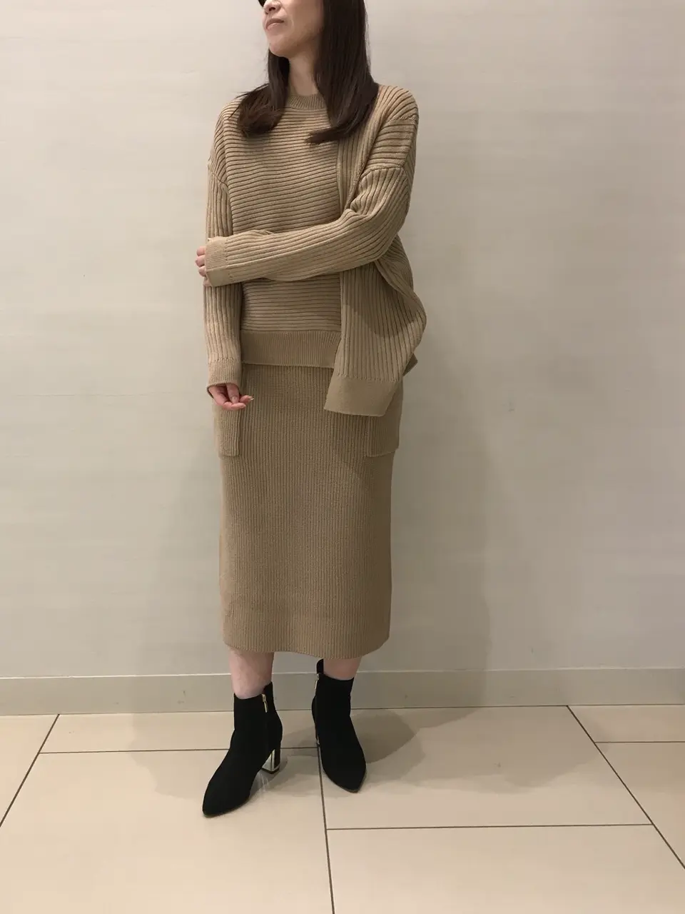 BEIGE， スタッフ コーディネート画像