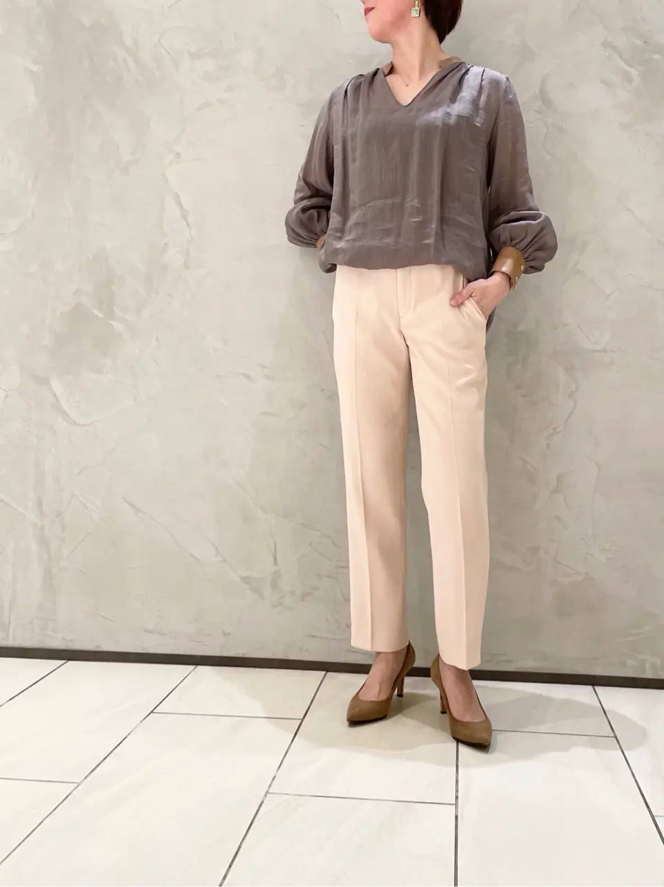 BEIGE， スタッフ コーディネート画像