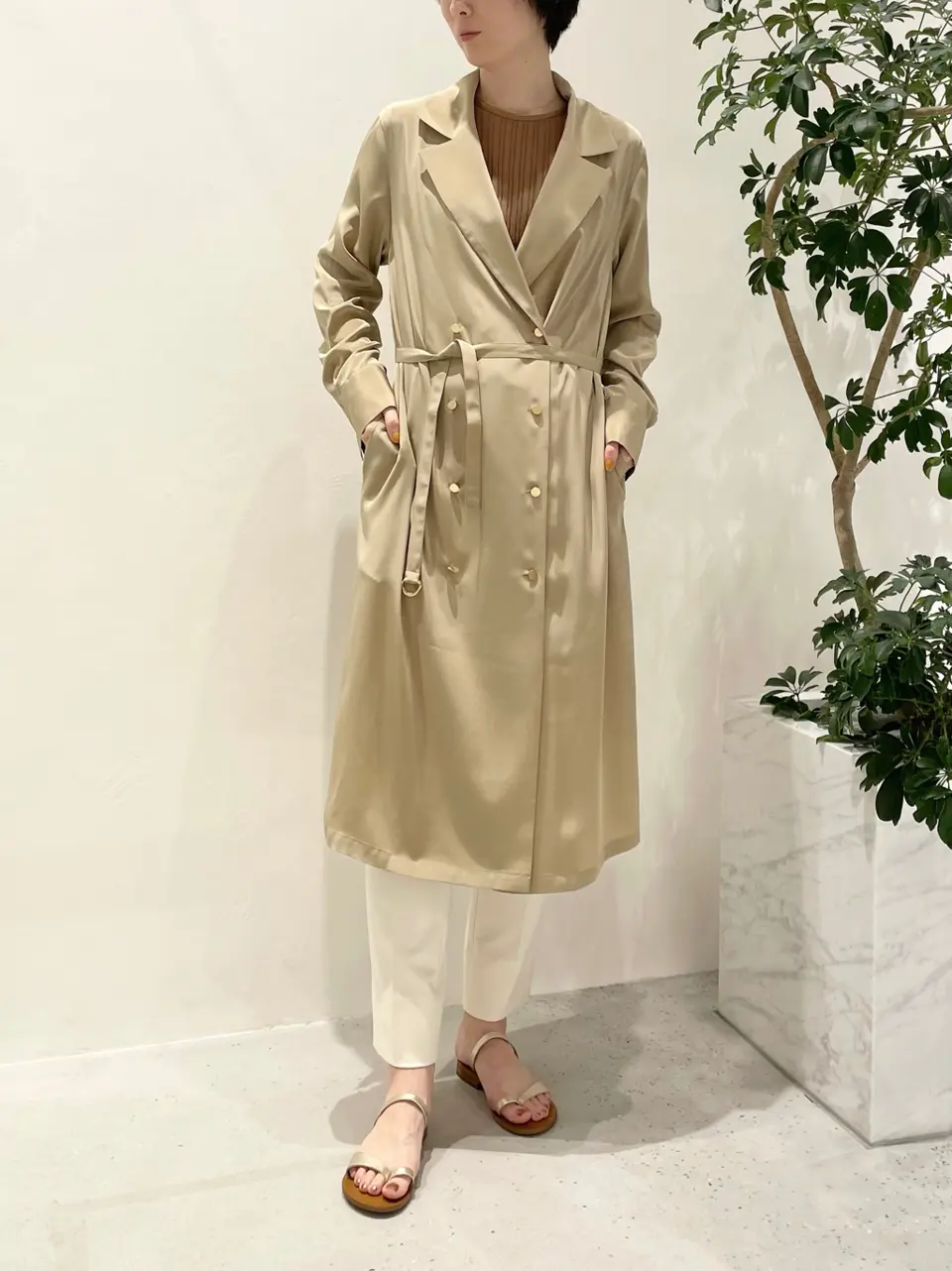 BEIGE， 小泉 コーディネート画像