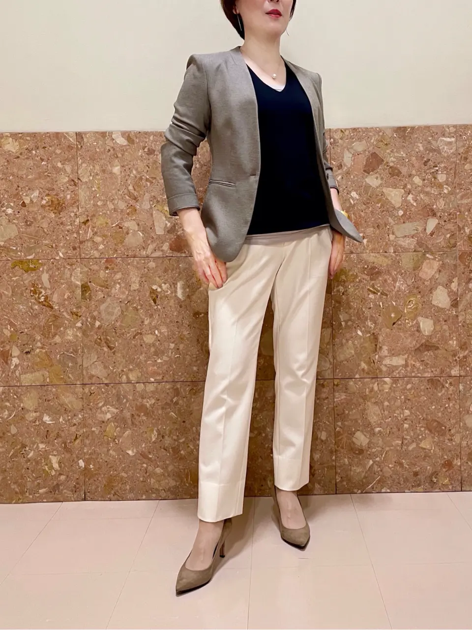 BEIGE， スタッフ コーディネート画像