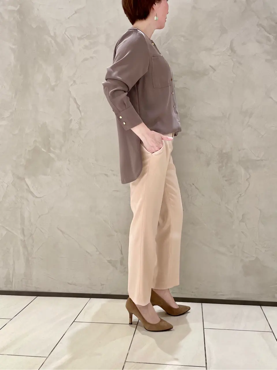 BEIGE， スタッフ コーディネート画像