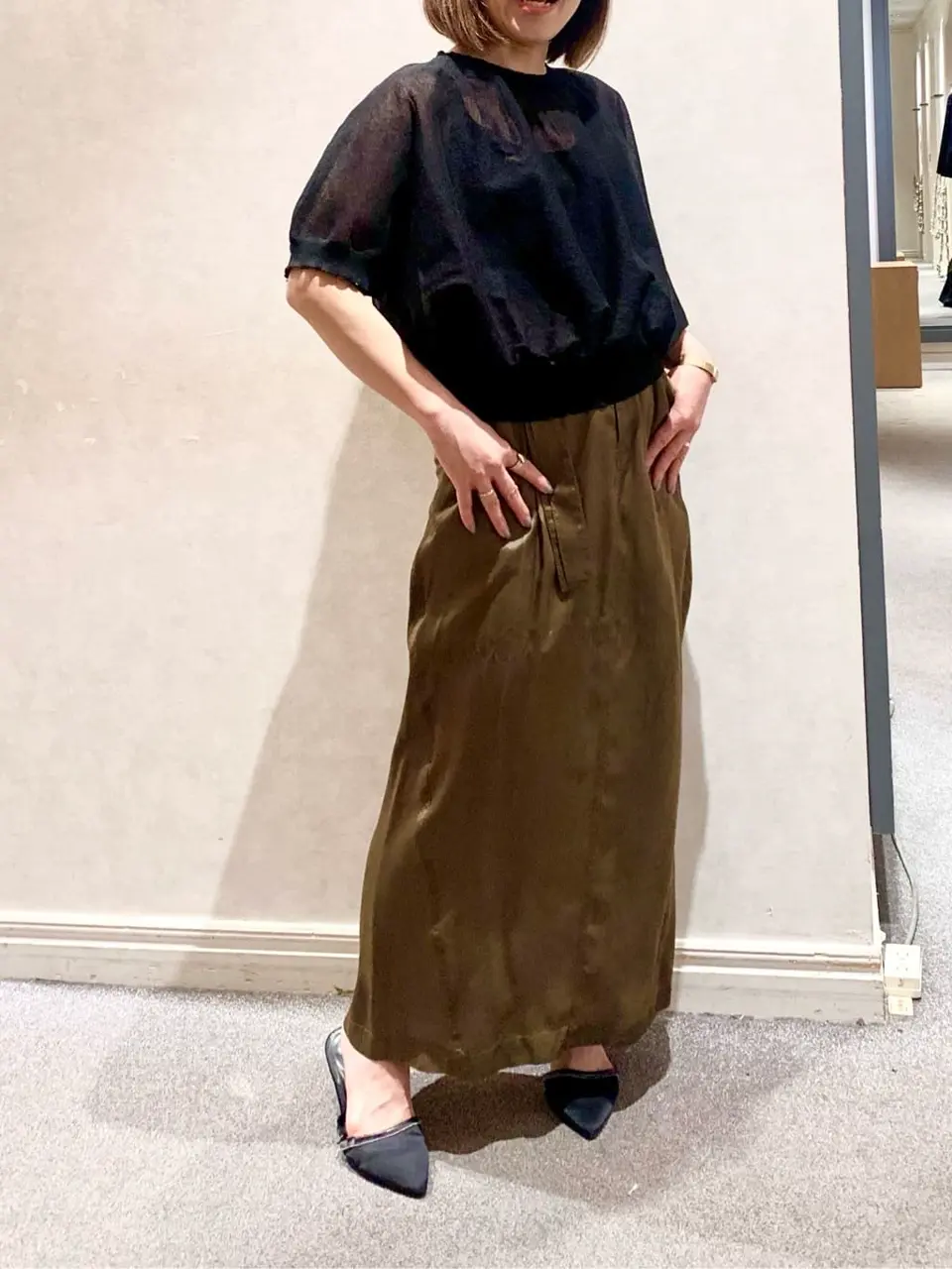 BEIGE， STAFF コーディネート画像