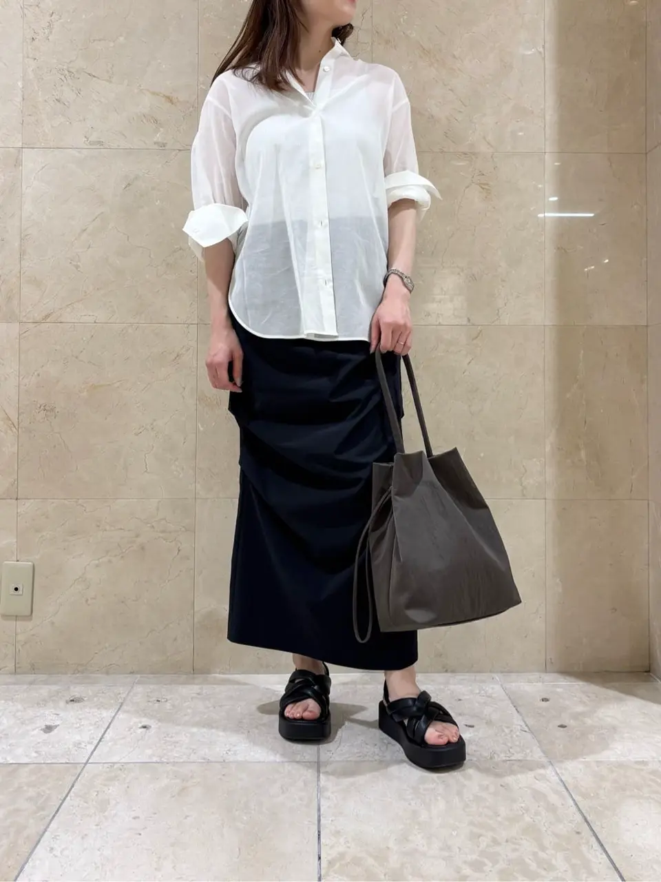 BEIGE， スタッフ コーディネート画像