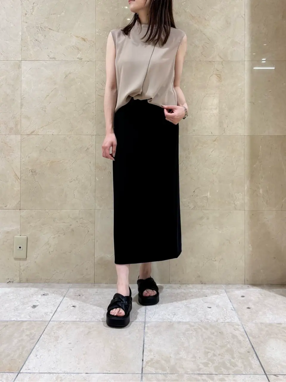 BEIGE， スタッフ コーディネート画像