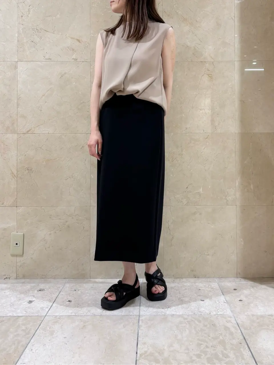 BEIGE， スタッフ コーディネート画像