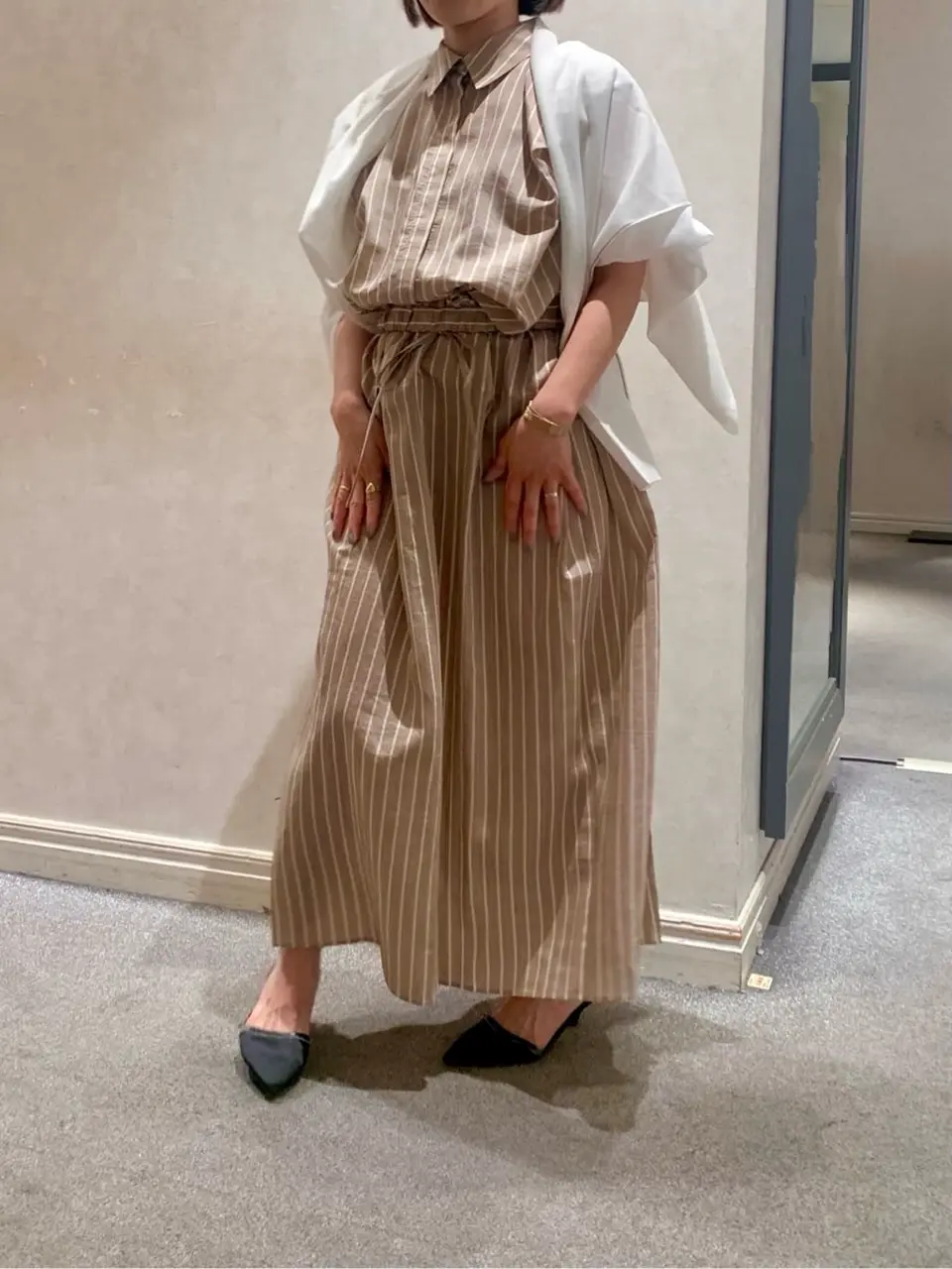 BEIGE， STAFF コーディネート画像