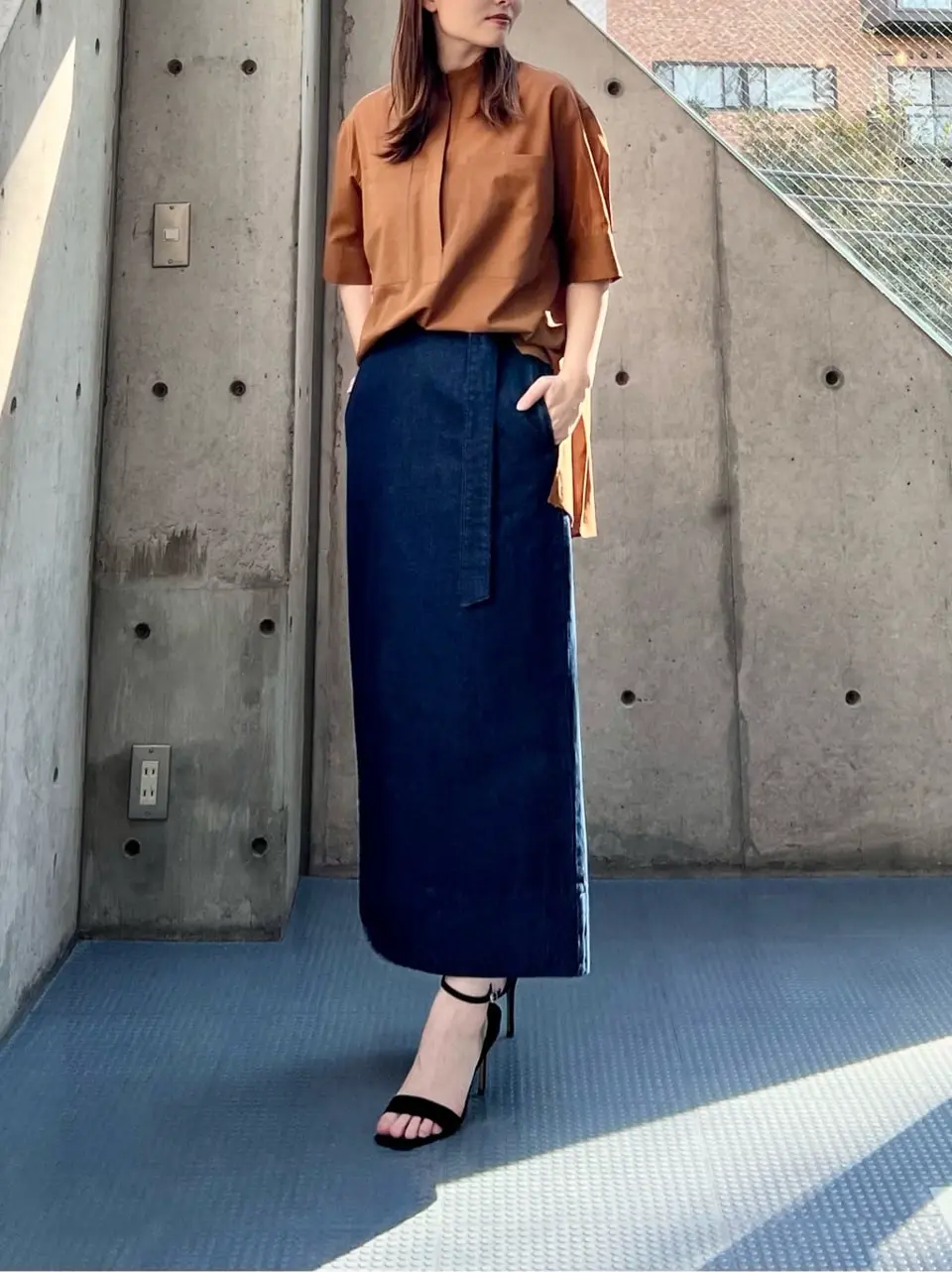 BEIGE， 藤原 コーディネート画像