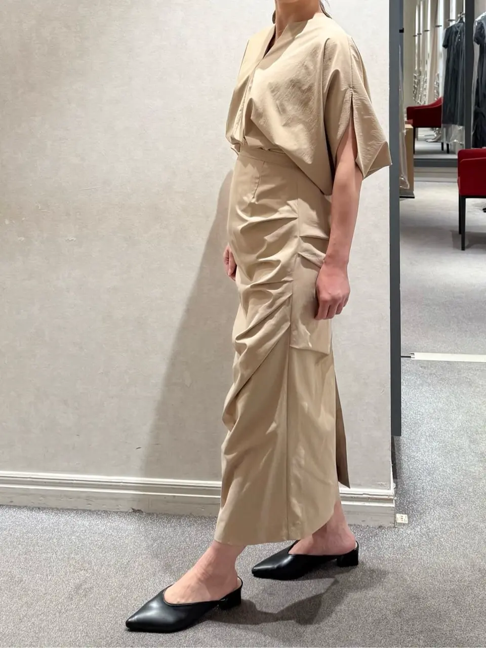 BEIGE， スタッフ コーディネート画像