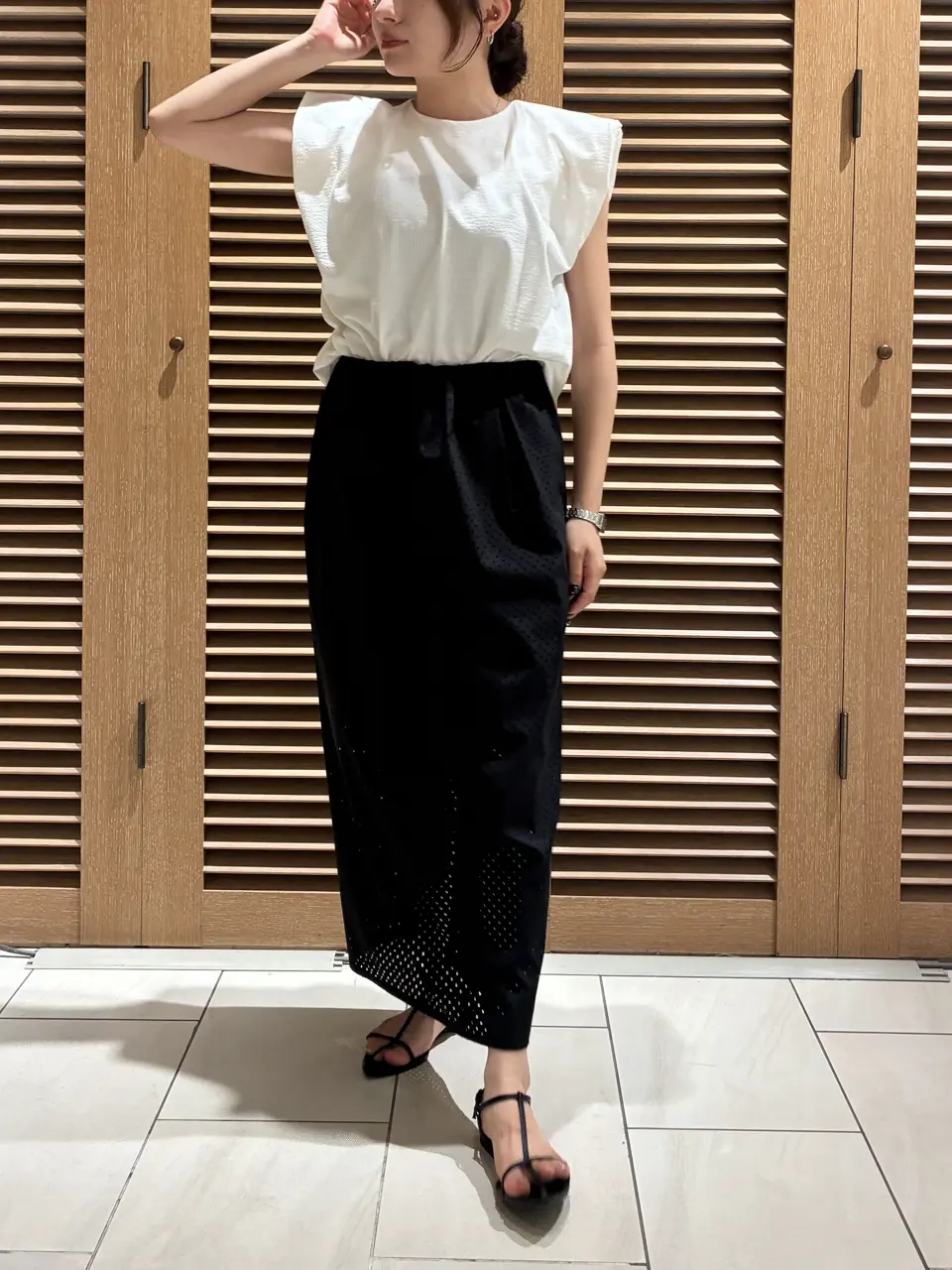 BEIGE， アライ コーディネート画像