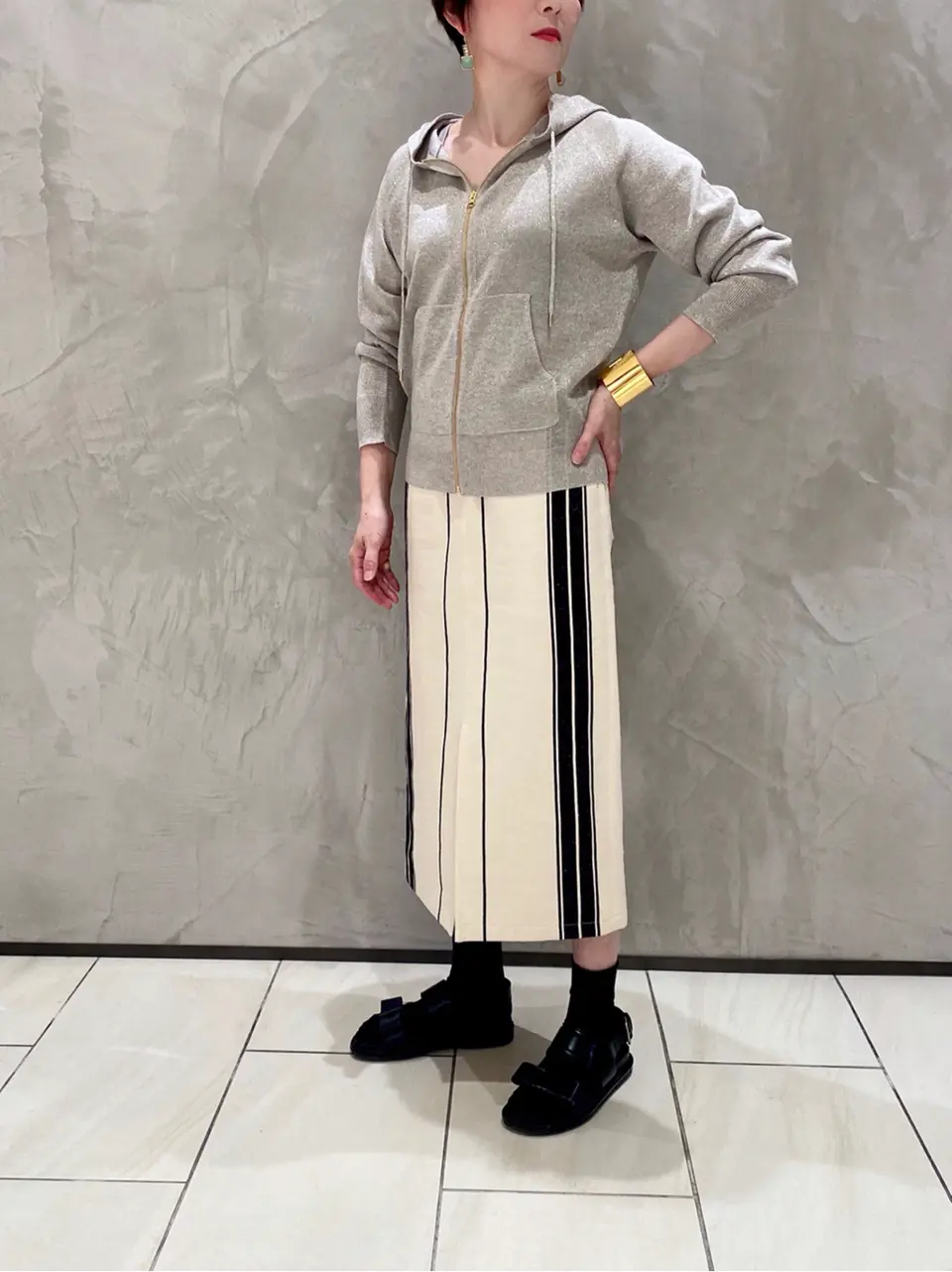 BEIGE， スタッフ コーディネート画像