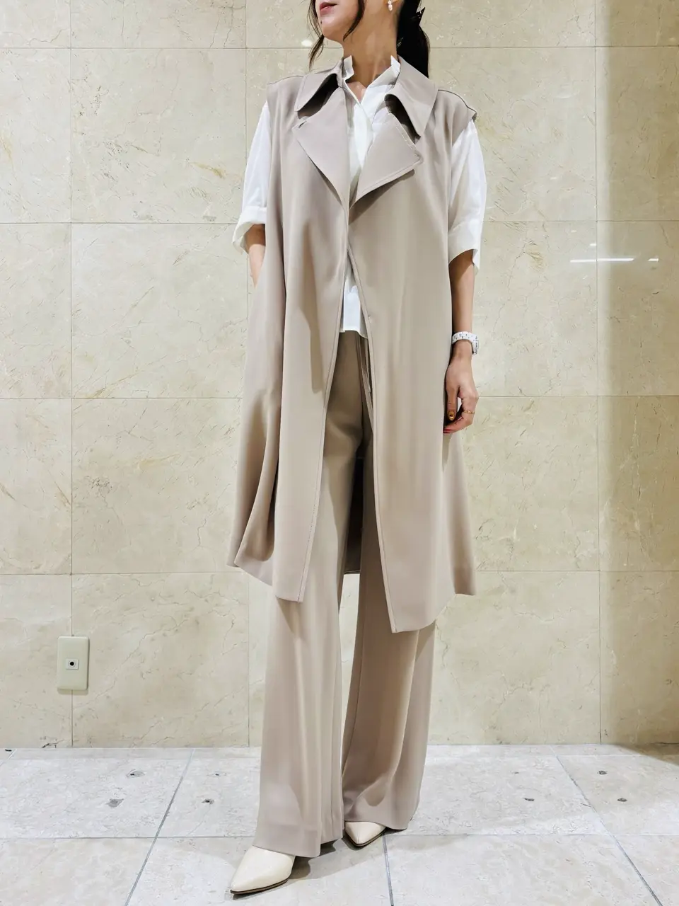 BEIGE， スタッフ コーディネート画像