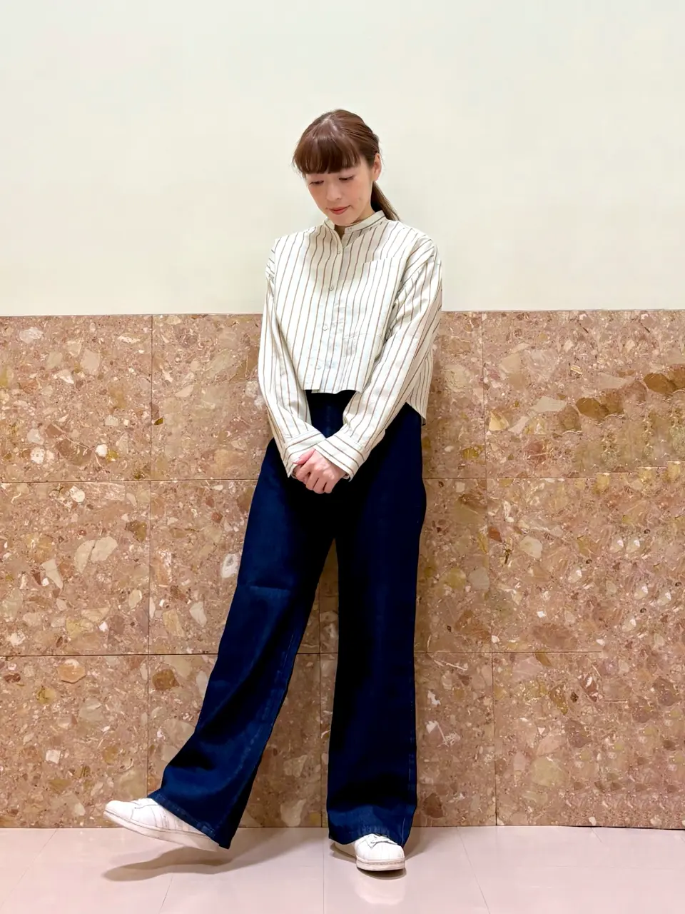 ■美品 BEIGE, ベイジ 雑誌掲載 REDON / クロップドパンツ 11008PRCWCS0710005001?$VS_1500$