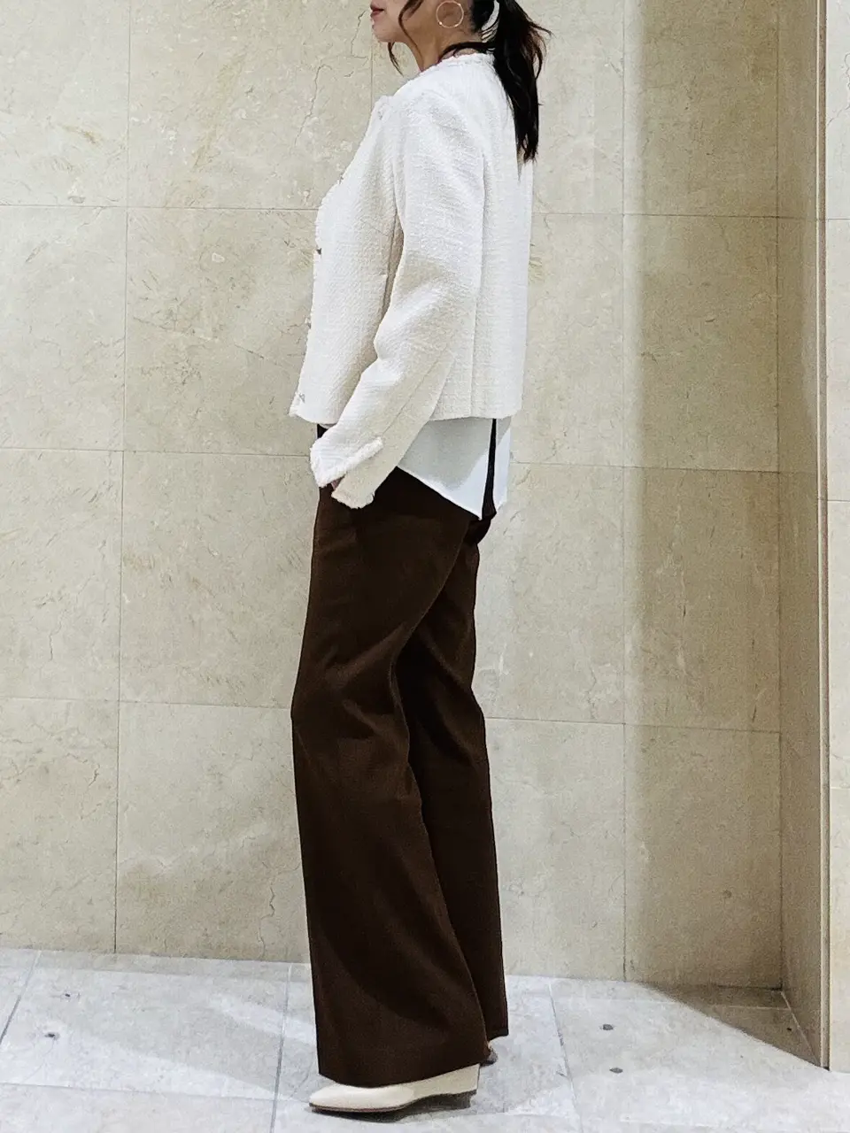 BEIGE， スタッフ コーディネート画像