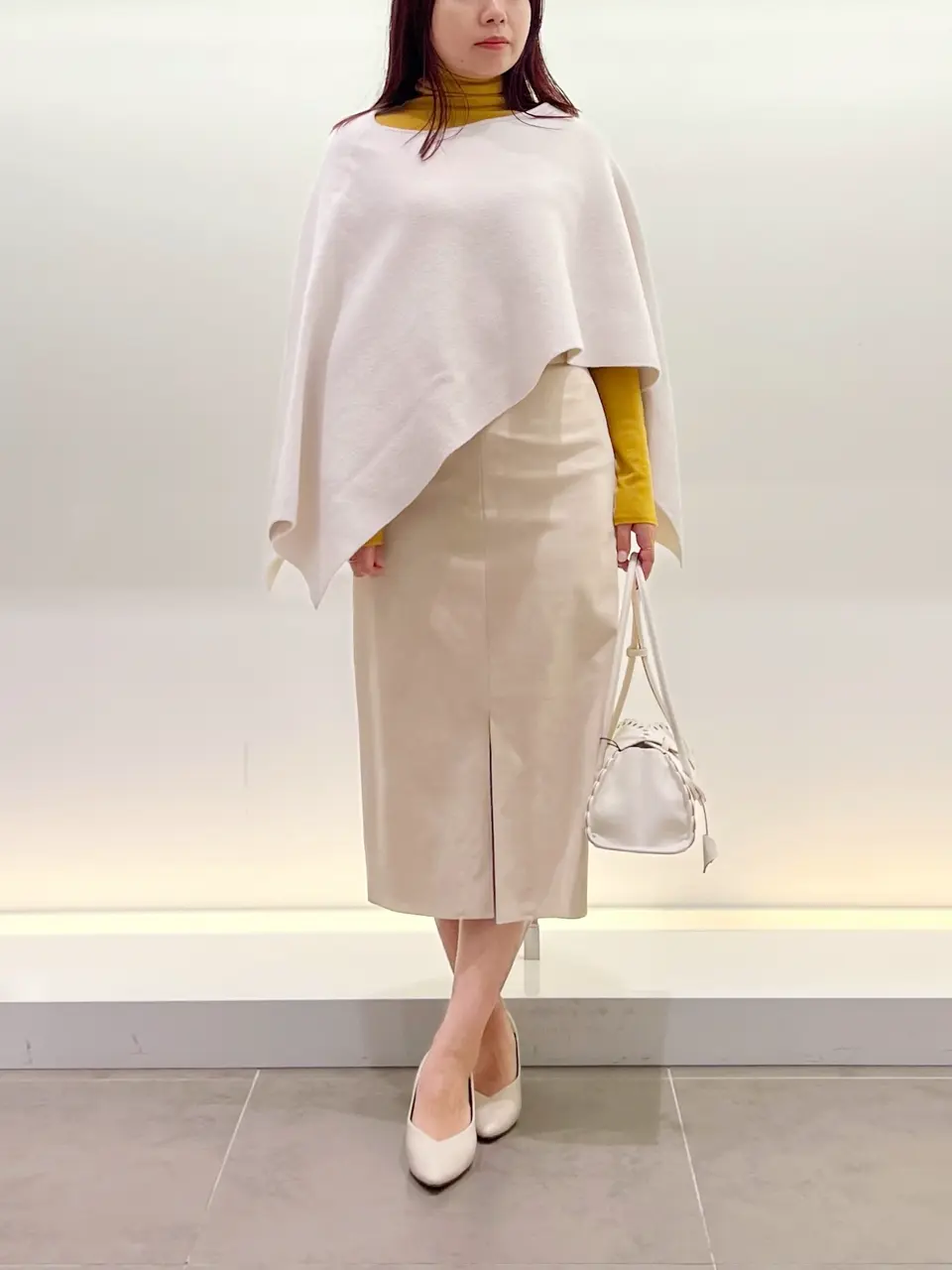 BEIGE, ウールアウター　オフホワイト4 ZARA FAUX FUR JACKET ZW COLLECTION ECRU NEW FW24/25 SIZES