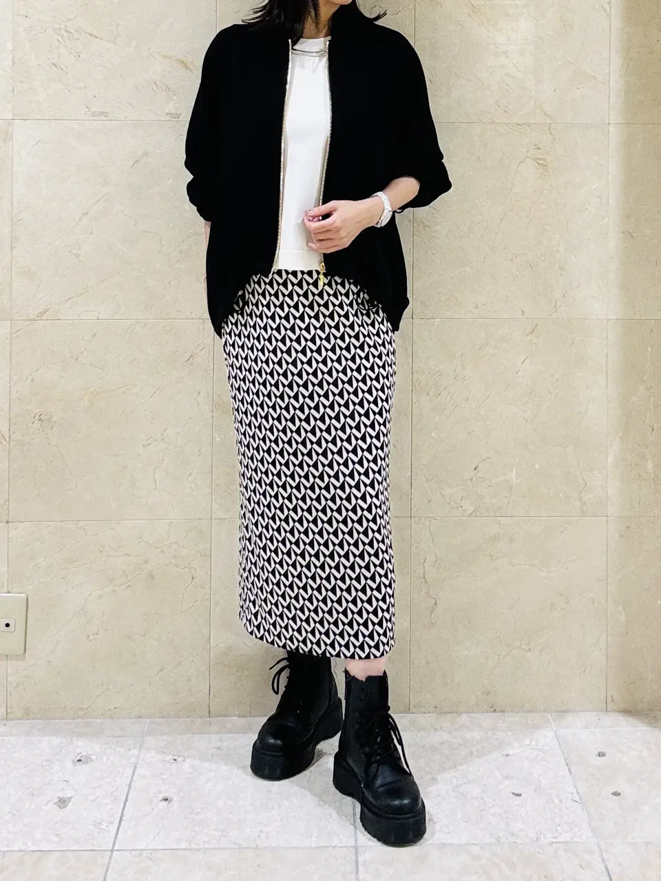 BEIGE， スタッフ コーディネート画像