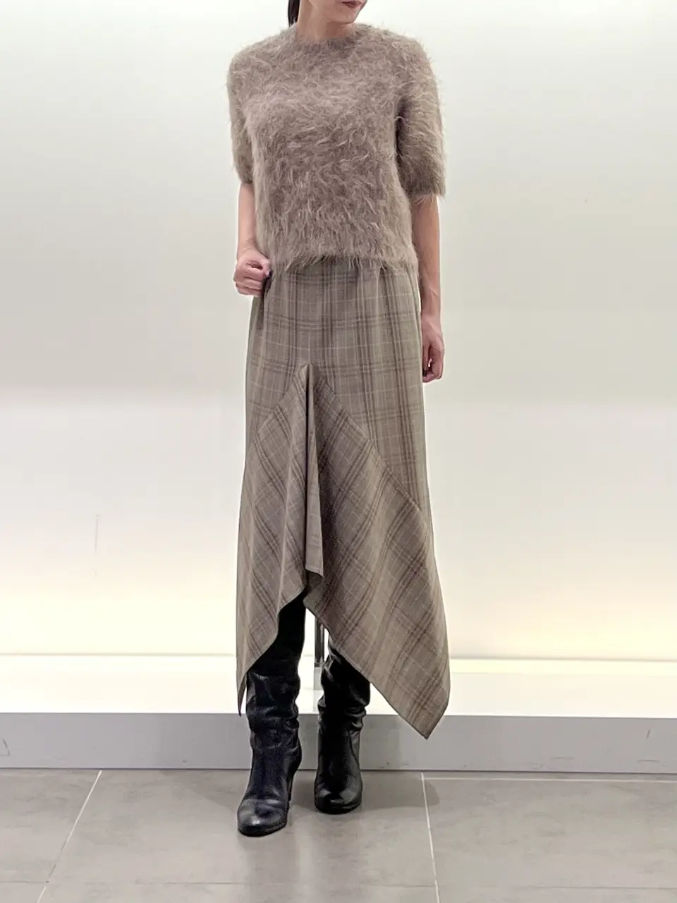 BEIGE, ベイジ 2 今季 IBERIS / スタンドカラーブルゾン BEIGE, ベイジ 2 今季 IBERIS / スタンドカラーブルゾン
