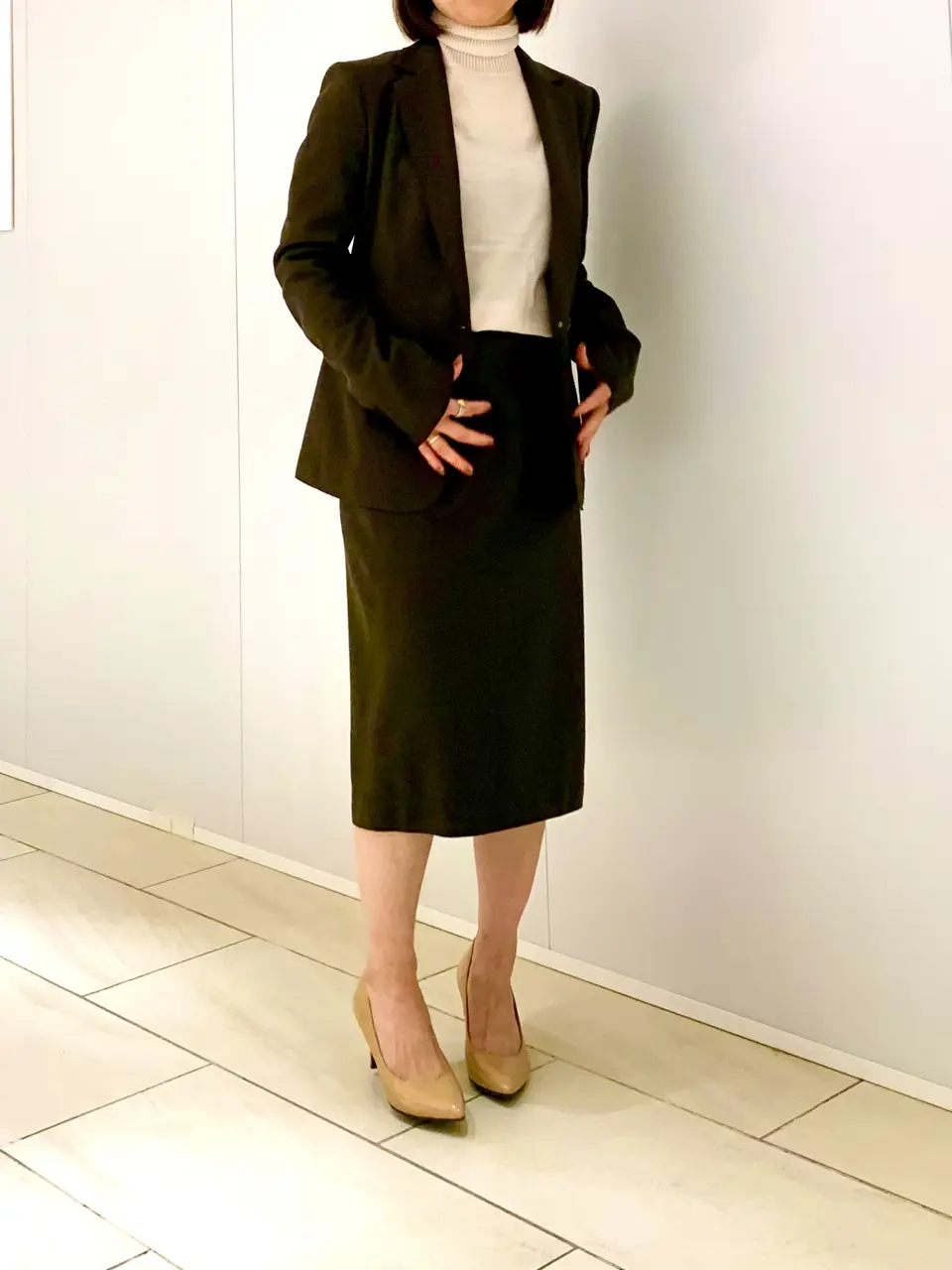 BEIGE， STAFF コーディネート画像