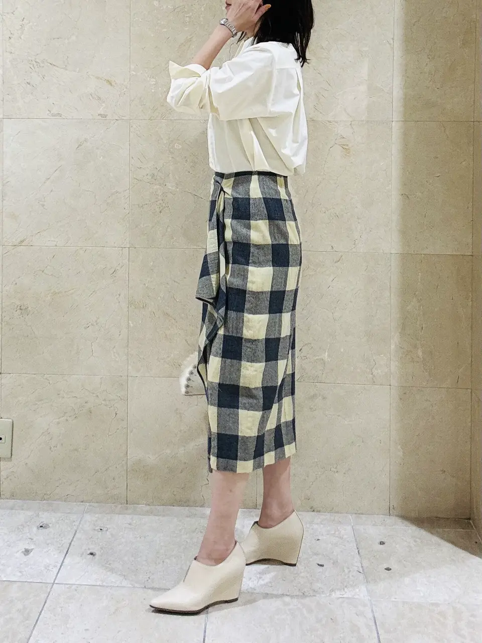 BEIGE， スタッフ コーディネート画像