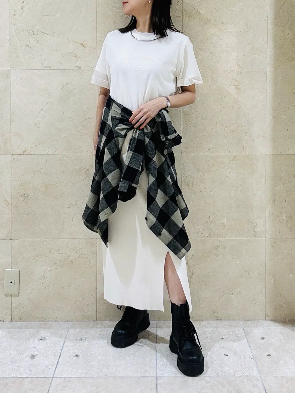 BEIGE， スタッフ コーディネート画像